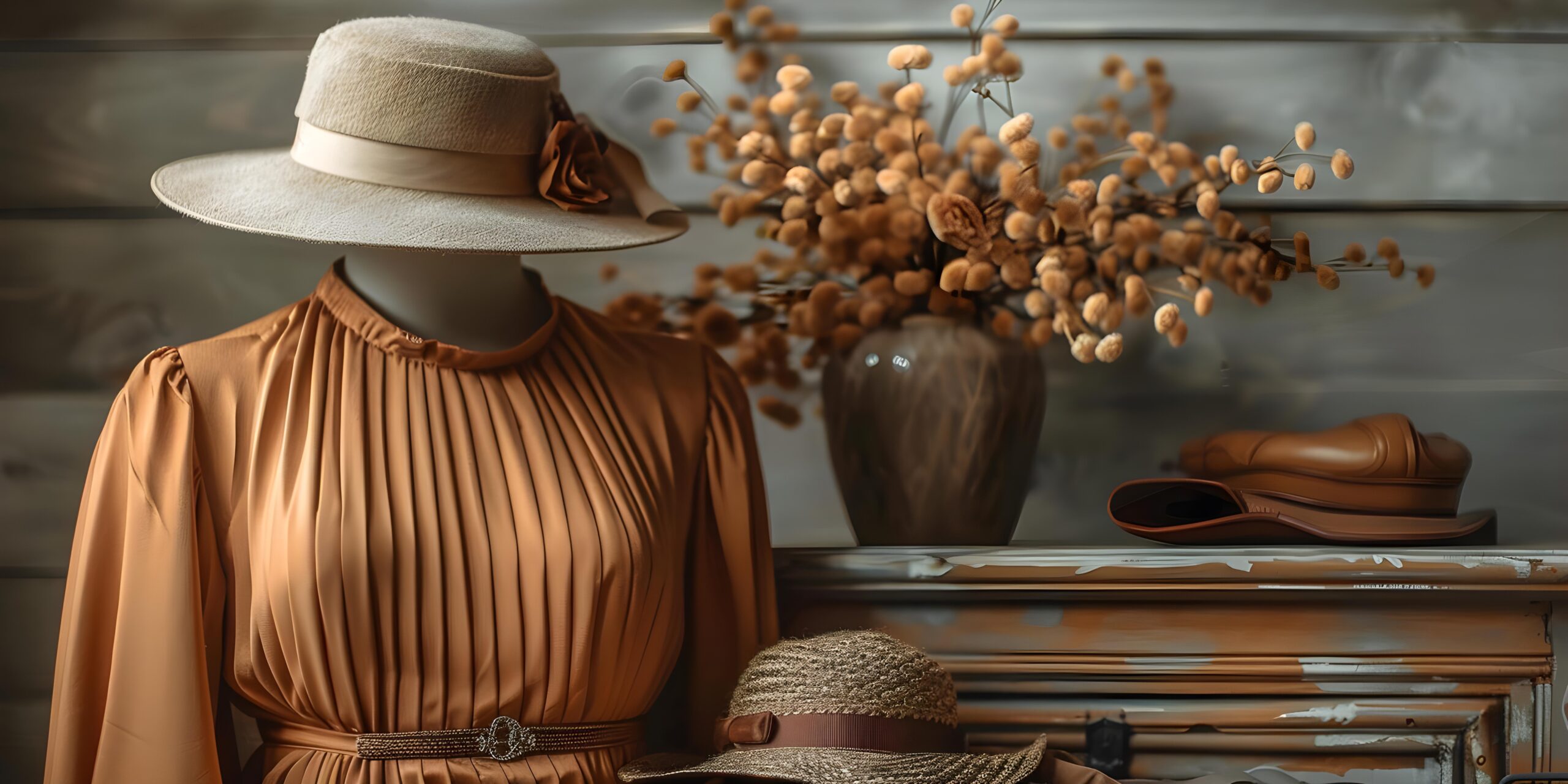 لیدی مد 1 discovering vintage elegance timeless fashion finds thrift stores concept thrift store fashion vintage elegance timeless finds styling tips shopping hacks scaled
